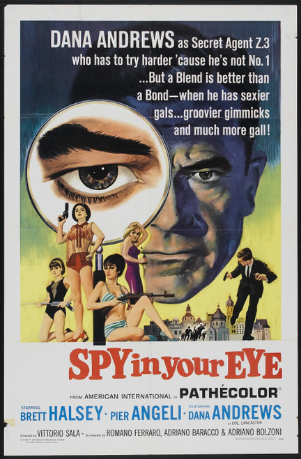 Spy In Your Eye 01 Poster Canvas Movie Film Print A0 A1 A2 A3 A4 A5 A6 Art Wall