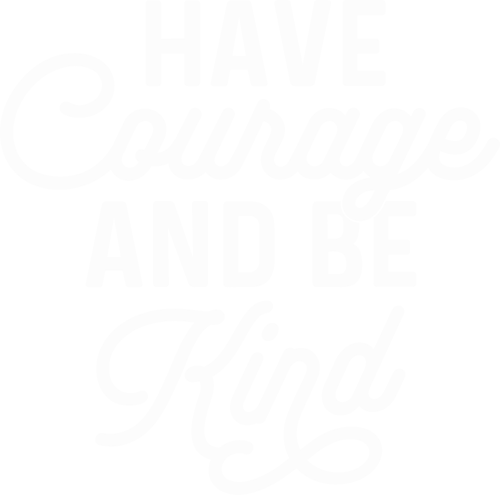 005 HaveCourageBKind wht Funny Poster Design Canvas Motivation Print A0 A1 A2 A3