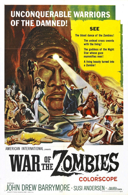 War Of Zombies 01 Poster Canvas Movie Film Print A0 A1 A2 A3 A4 A5 A6 Art Wall D