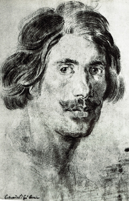 Bernini - self Portrait 1 Poster Canvas Movie Film Print A0 A1 A2 A3 A4 A5 A6 Ar