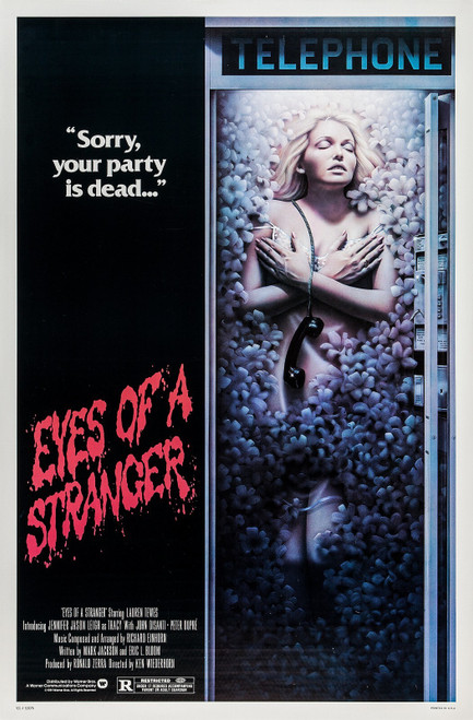Eyes of a Stranger (1981)_1 Movie Film Poster Canvas iconic design