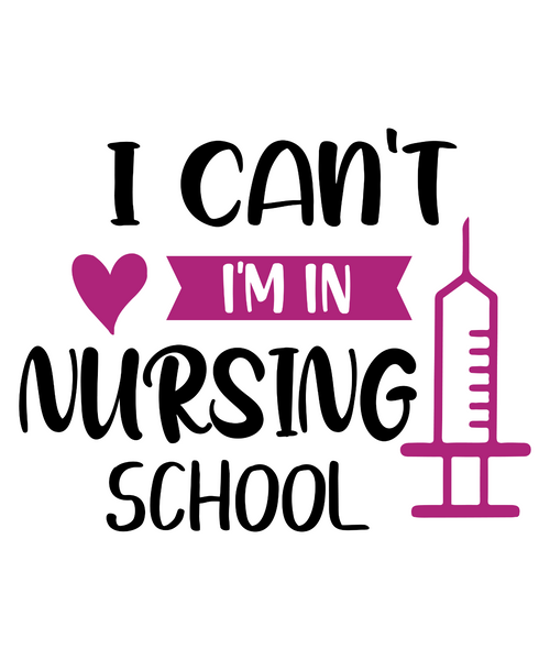 I Cant Im in Nursing School-01 (2) Poster Canvas Movie Film Print A0 A1 A2 A3 A4