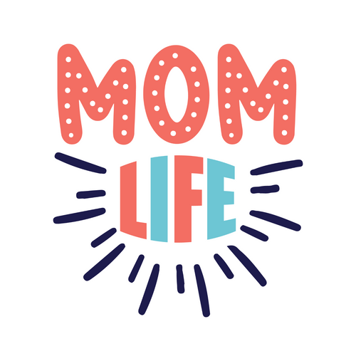 Mom Life-01 Poster Canvas Movie Film Print A0 A1 A2 A3 A4 A5 A6 Art Wall Decorat