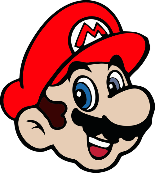 Mario PNG 26 (2) Poster Canvas Movie Film Print A0 A1 A2 A3 A4 A5 A6 Art Wall De