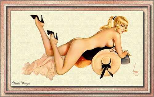 Alberto_Vargas_Pin-Up_Art_079 Art Gallery Poster Canvas Print Wall Decoration A0