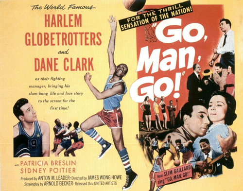 Go, Man, Go! (1954)_1 Movie Film Poster Canvas iconic design