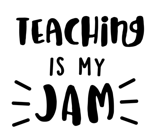 teaching is my jam (3) Poster Canvas Movie Film Print A0 A1 A2 A3 A4 A5 A6 Art W