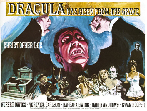 Dracula Has Risen From The Grave 07 Art Gallery Poster Canvas Print Wall Decorat