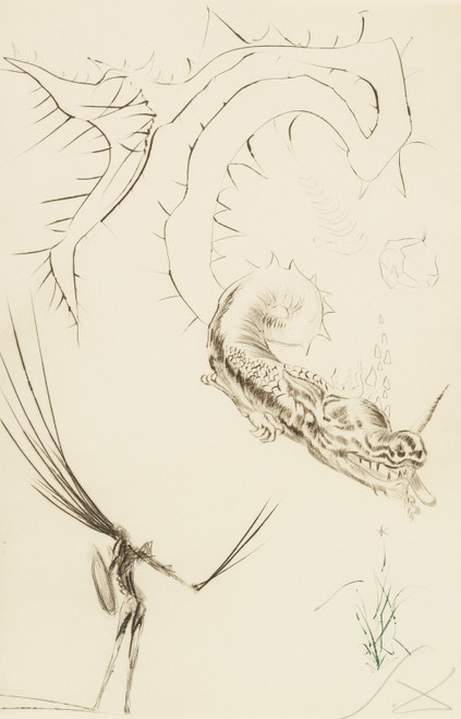 SALVADOR DALÍ Tristan and Iseult Picture 9 Poster Canvas Movie Film Print A0 A1