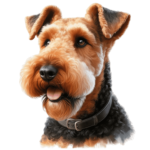309 Airedale Terrier Poster Canvas Movie Film Print A0 A1 A2 A3 A4 A5 A6 Art Wal