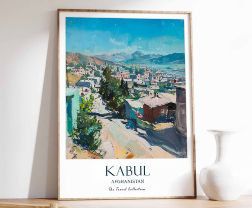 6_Kabul Print, Kabul Travel Poster, Afghanistan Poster, Islamic Decor, Middle Ea