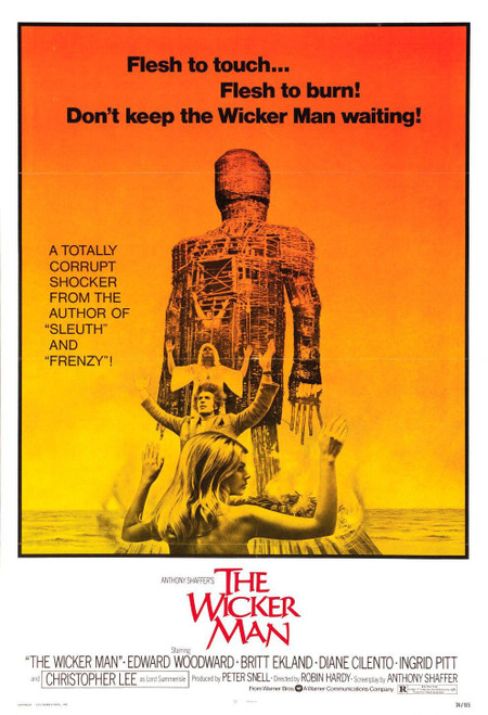 THE WICKER MAN (1973) 1 Poster Canvas Movie Film Print A0 A1 A2 A3 A4 A5 A6 Art