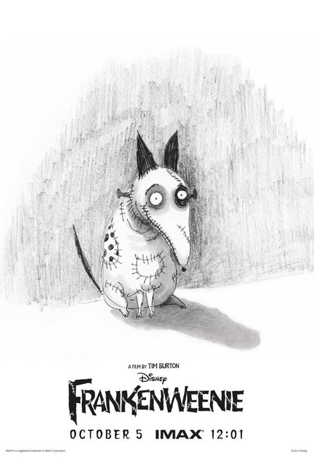 Frankenweenie (2012)_14 Movie Film Poster Canvas iconic design
