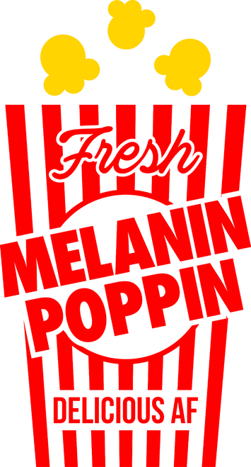 MELANIN POPPIN POPCORN (2) Poster Canvas Movie Film Print A0 A1 A2 A3 A4 A5 A6 A