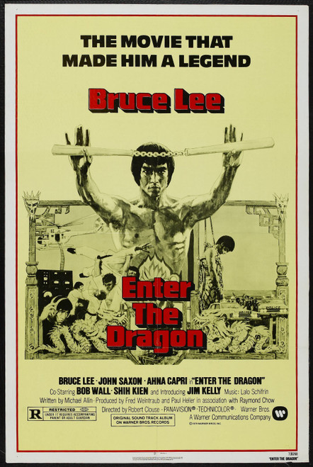 Enter The Dragon 008 Poster Canvas Movie Film Print A0 A1 A2 A3 A4 A5 A6 Art Wal