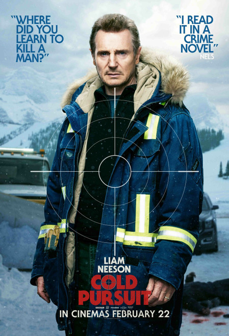 Cold Pursuit (2019)_5 Movie Film Poster Canvas iconic design