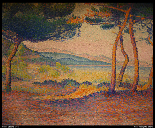henri-edmond-cross---pines-along-the-shore--jpb_19478646993_o(1) Poster Canvas M