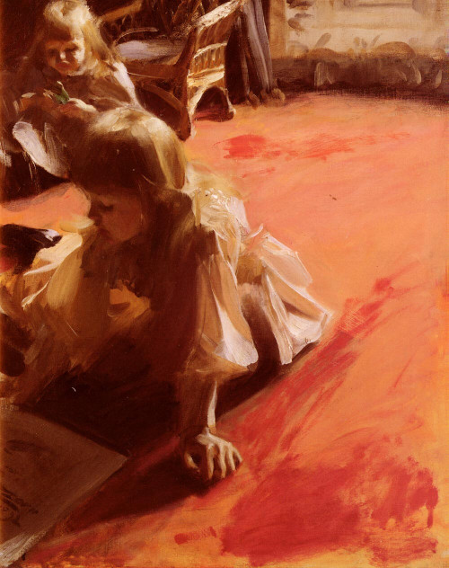 Zorn_Anders_A_Portrait_Of_The_Daughters_Of_Ramon_Subercassea Poster Canvas Movie