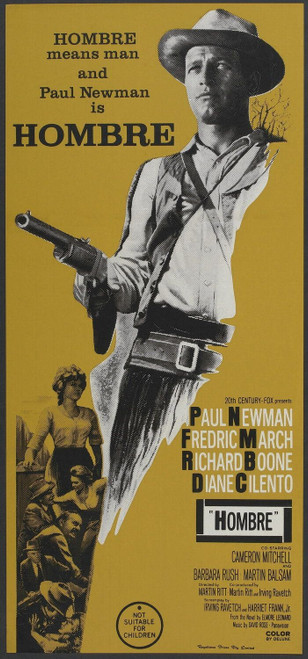 Hombre (1967)_6 Movie Film Poster Canvas iconic design