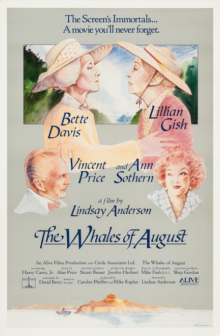 The Whales of August (1987)_1 Poster Canvas Movie Film Print A0 A1 A2 A3 A4 A5 A