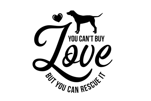 you cant buy love but you can resque it Poster Canvas Movie Film Print A0 A1 A2