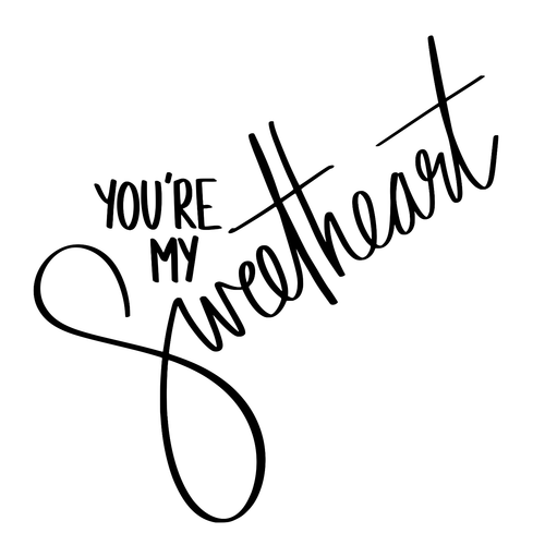 Youre My Sweetheart PNG Poster Canvas Movie Film Print A0 A1 A2 A3 A4 A5 A6 Art