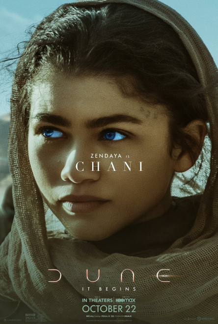 Dune (2021)_5 Movie Film Poster Canvas iconic design