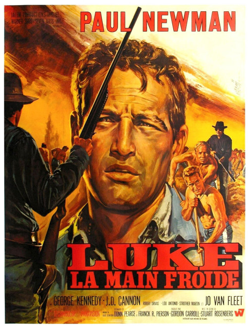 Cool Hand Luke (1967)_6 Movie Film Poster Canvas iconic design
