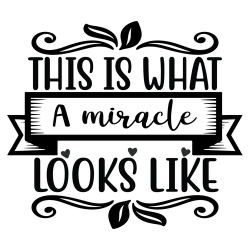 This Is What A Miracle Looks Like-01 Poster Canvas Movie Film Print A0 A1 A2 A3