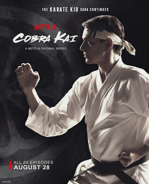 Cobra Kai set 2 Poster Canvas Movie Film Print A0 A1 A2 A3 A4 A5 A6 Art Wall Dec