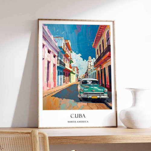 6_Cuba Poster, Havana Poster, Caribbean Poster, Cuban Culture, Vintage Poster, L