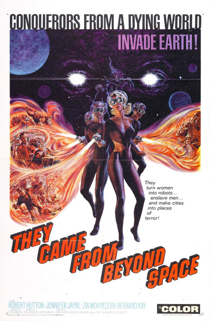 They Came From Beyond Space 01 Poster Canvas Movie Film Print A0 A1 A2 A3 A4 A5