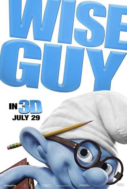 The Smurfs (2011)_5 Poster Canvas Movie Film Print A0 A1 A2 A3 A4 A5 A6 Art Wall