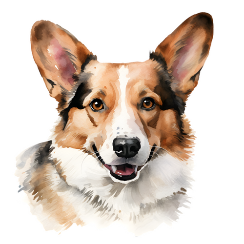 Cardigan Welsh Corgi (2) Poster Canvas Movie Film Print A0 A1 A2 A3 A4 A5 A6 Art