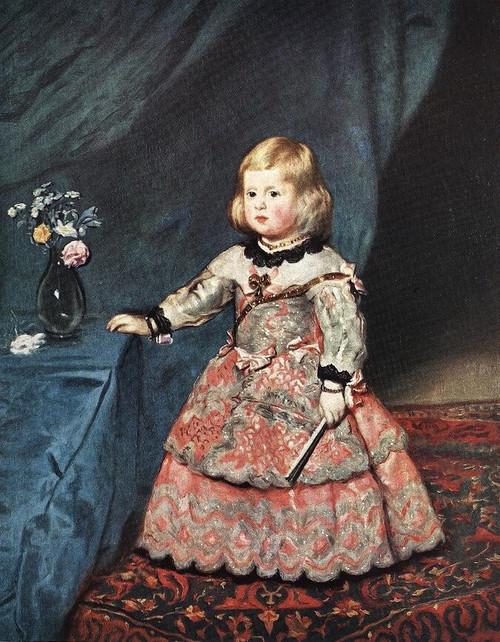Velazquez_Infanta_Marguarite_Therese Poster Canvas Movie Film Print A0 A1 A2 A3