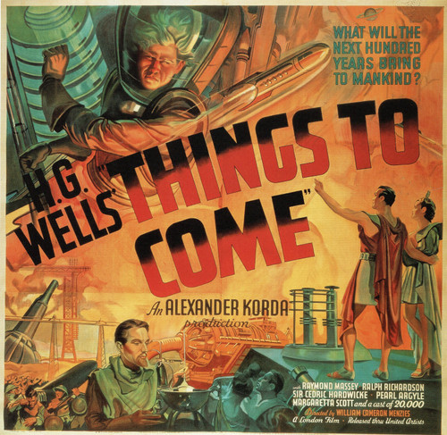Things To Come- -US- 1936 Poster Canvas Movie Film Print A0 A1 A2 A3 A4 A5 A6 Ar