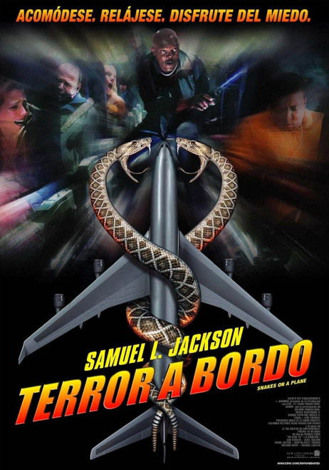 Snakes on a Plane (2006)_7 Poster Canvas Movie Film Print A0 A1 A2 A3 A4 A5 A6 A