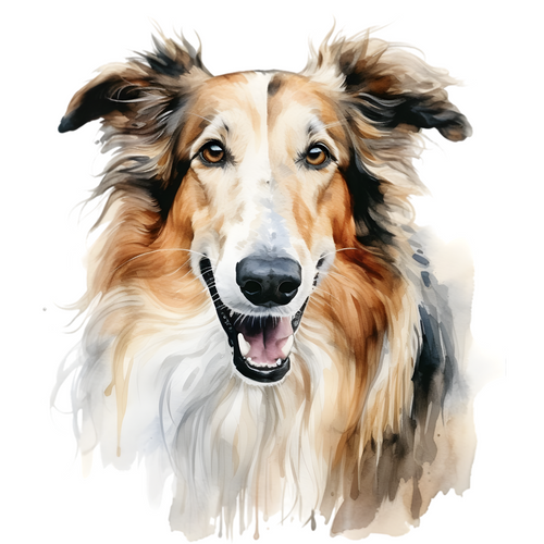 Borzoi (1) Poster Canvas Movie Film Print A0 A1 A2 A3 A4 A5 A6 Art Wall Decorati