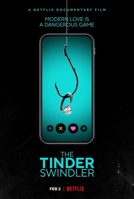 The Tinder Swindler Poster Canvas Movie Film Print A0 A1 A2 A3 A4 A5 A6 Art Wall