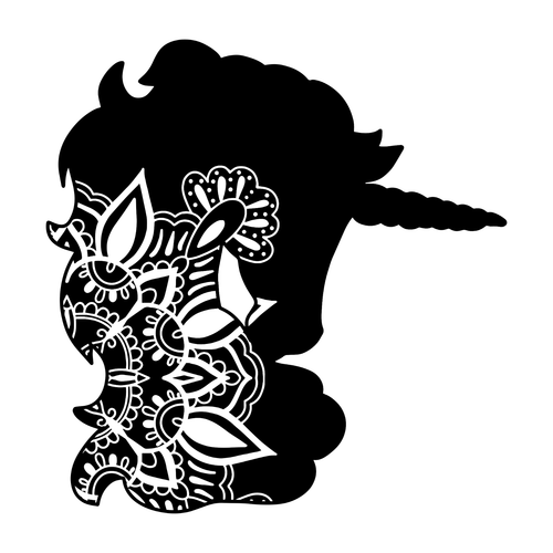 Unicorn Silhouette (30) Poster Canvas Movie Film Print A0 A1 A2 A3 A4 A5 A6 Art