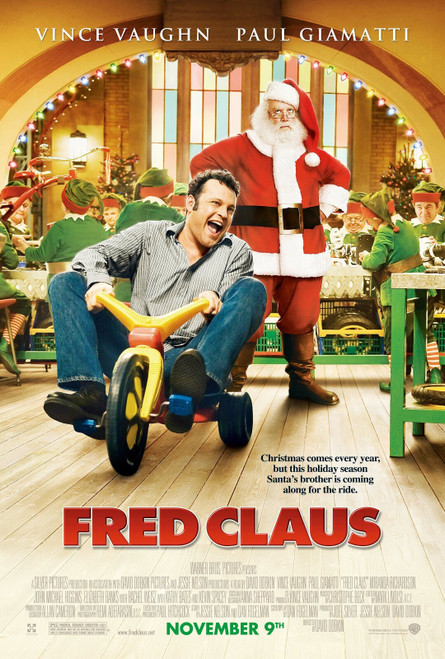 Fred Claus (2007)_6 Movie Film Poster Canvas iconic design