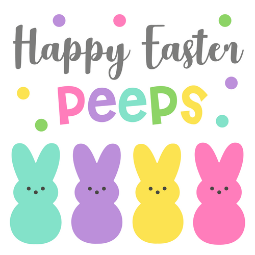 Happy Easter Peeps Poster Canvas Movie Film Print A0 A1 A2 A3 A4 A5 A6 Art Wall