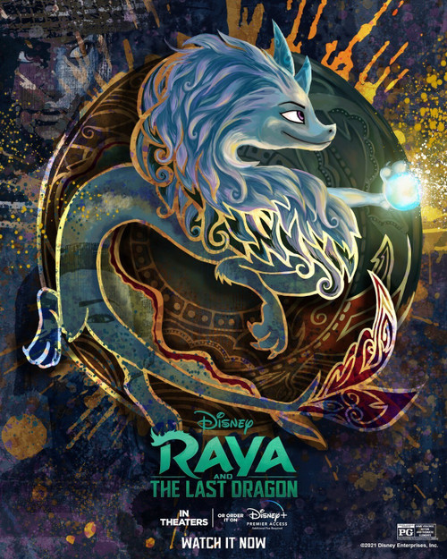 Raya and the Last Dragon (2021)_23 Poster Canvas Movie Film Print A0 A1 A2 A3 A4