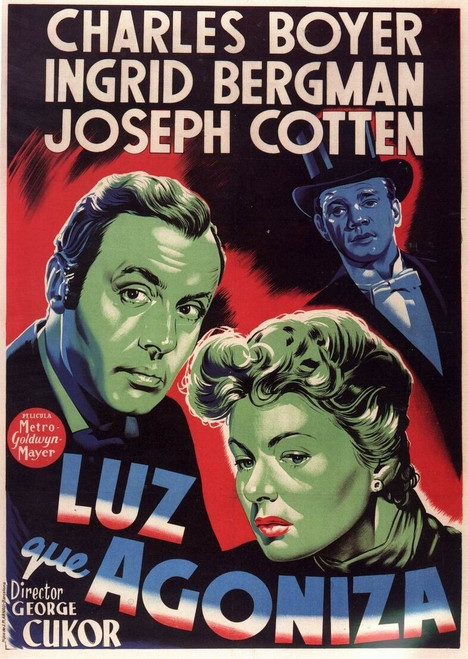 Gaslight (1944)_2 Movie Film Poster Canvas iconic design
