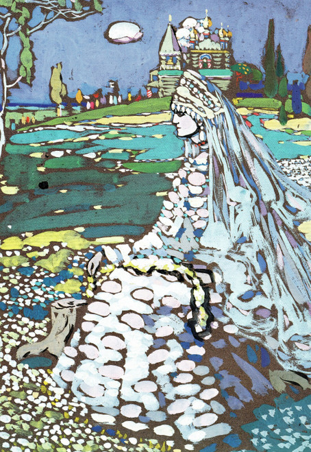 Wassily Kandinsky - The bride 1903 Poster Canvas Movie Film Print A0 A1 A2 A3 A4