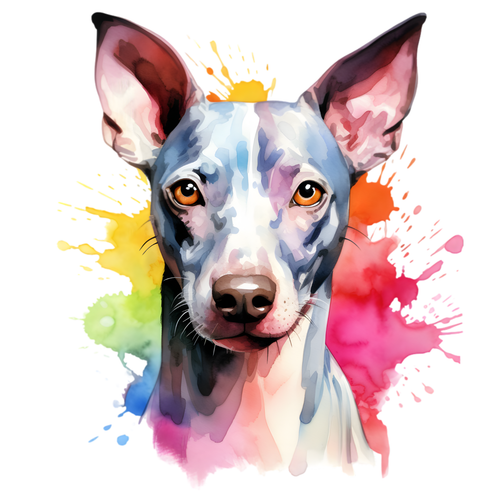 American Hairless Terrier (4) Poster Canvas Movie Film Print A0 A1 A2 A3 A4 A5 A