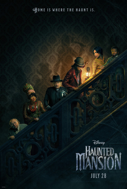 Haunted Mansion (2023)_2 Movie Film Poster Canvas iconic design