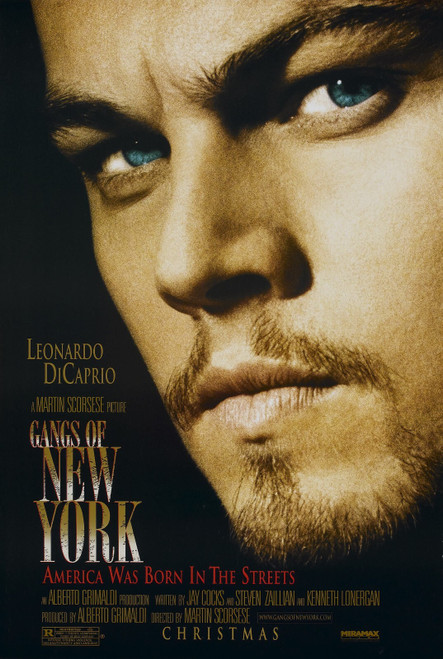 Gangs of New York (2002)_1 Movie Film Poster Canvas iconic design