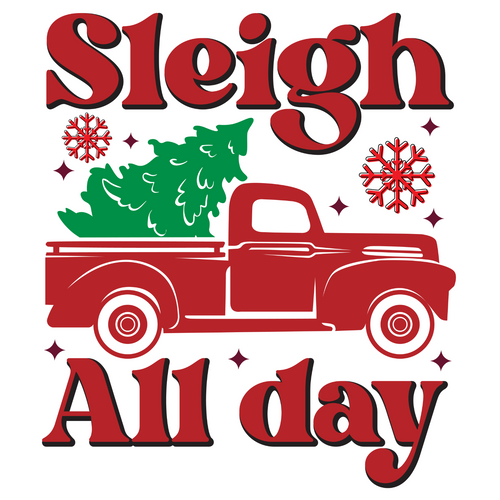 Sleigh all day-01 Poster Canvas Movie Film Print A0 A1 A2 A3 A4 A5 A6 Art Wall D