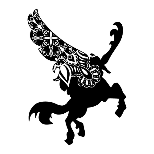 Unicorn Silhouette (27) Poster Canvas Movie Film Print A0 A1 A2 A3 A4 A5 A6 Art